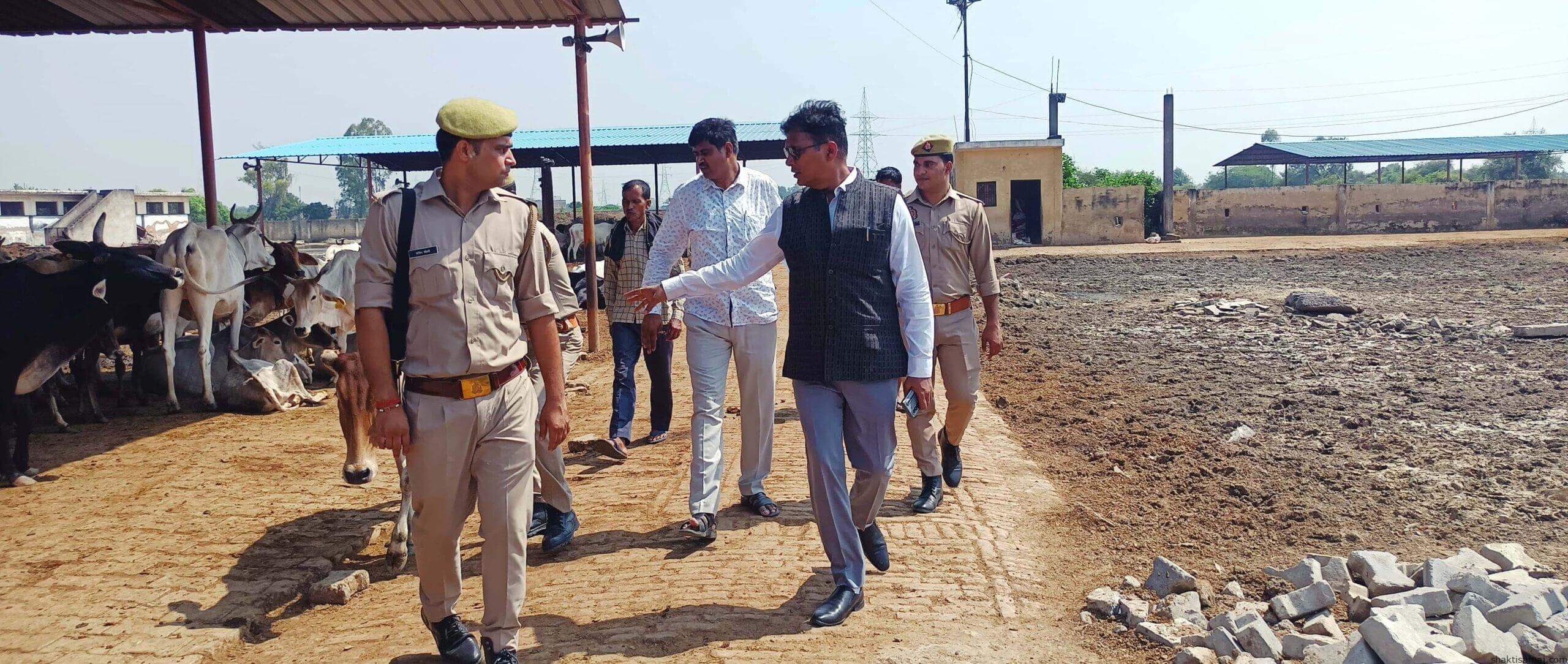 गौशाला का निरीक्षण (2)