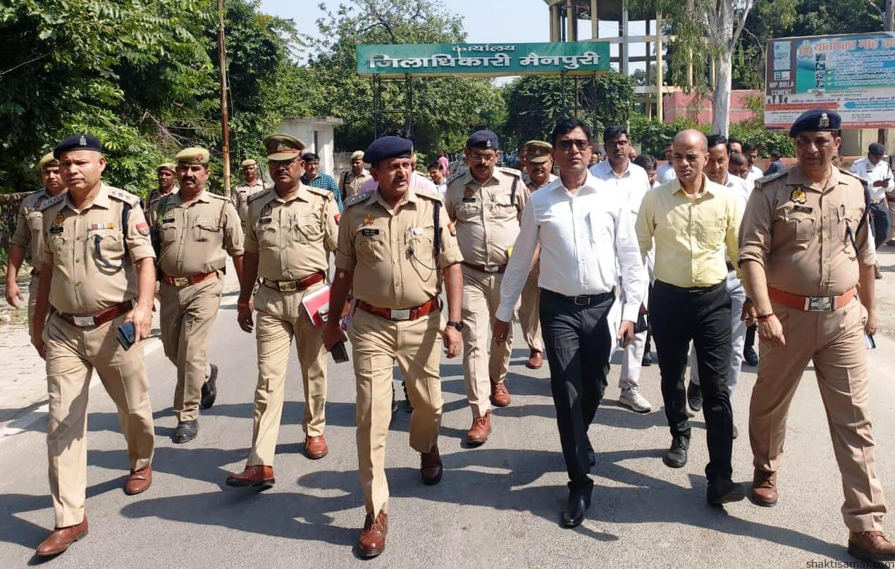बैरिकेडिंग के स्थानों का स्थलीय निरीक्षण (1)