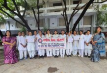 कुंवर आरसी महिला महाविद्यालय मैनपुरी में ‘नशा मुक्त युवा–विकसित भारत’ अभियान के तहत स्लोगन लेखन प्रतियोगिता आयोजित।