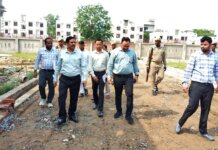 जिलाधिकारी ने कुरावली में निर्माणाधीन तहसील परिसर का किया निरीक्षण, गुणवत्ता, सुरक्षा और समयबद्ध निर्माण सुनिश्चित करने के दिए निर्देश।